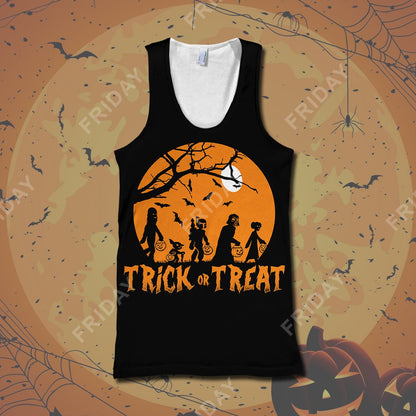 Unifinz SW T-shirt Trick Or Treat Hapy Halloween T-shirt High Quality SW Halloween Hoodie Sweater Tank 2024