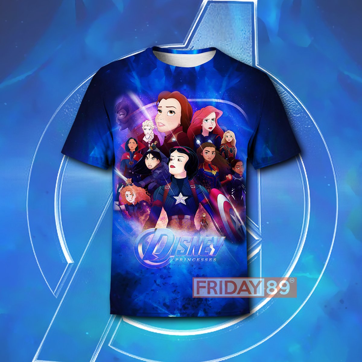 DN Princesses Avs All Over Print Hoodie T-shirt