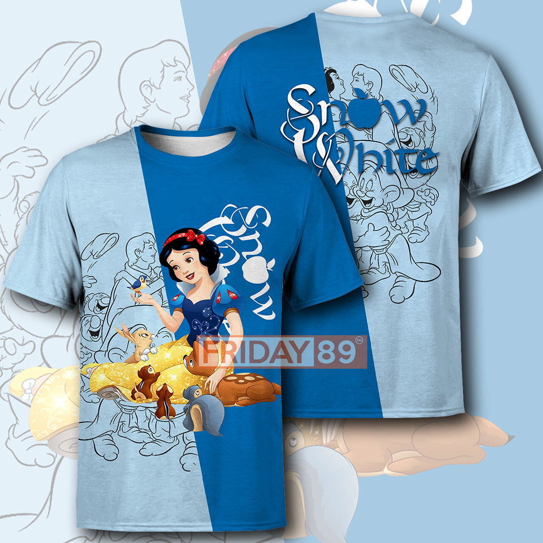 Unifinz DN T-shirt Princess Snow White and The Seven Dwarfs T-shirt Amazing DN Snow White Hoodie Sweater Tank 2025