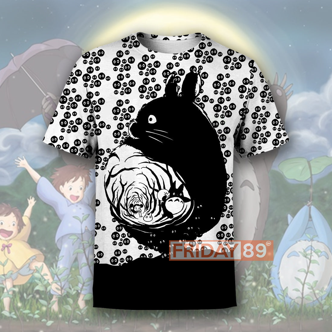 Unifinz GB T-shirt GB Totoro Dust Bunnies Totoro Art 3D Print T-shirt Amazing High Quality GB Totoro Hoodie Sweater Tank 2025