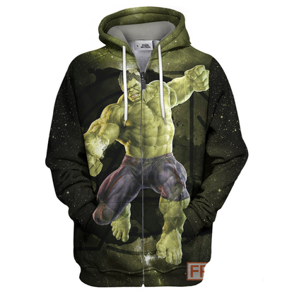 Unifinz MV Hulk Hoodie The Incredible H Galaxy T-shirt Amazing MV Hulk Shirt Sweater Tank 2023