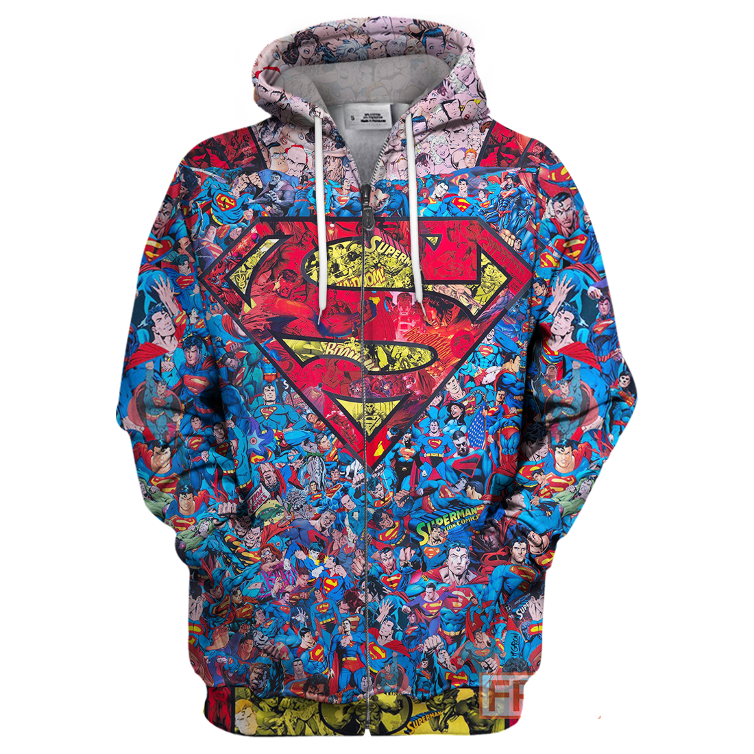 Unifinz DC Super M Hoodie Super M Pattern T-shirt Awesome DC Shirt Sweater Zip Tank 2022