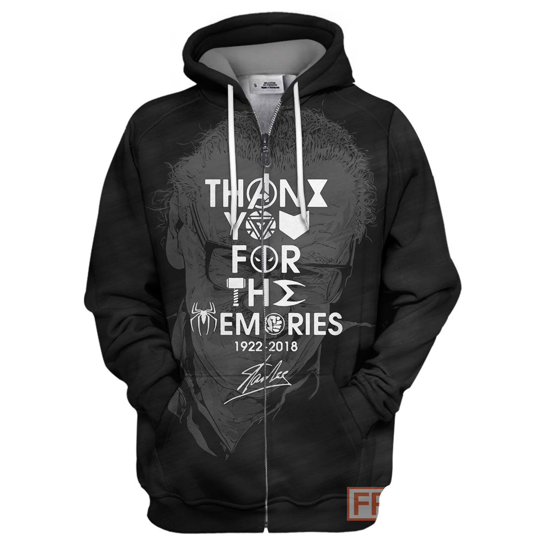 Unifinz MV Stan Lee Hoodie SL Shirt - Thank You For The Memories T-shirt MV Stan Lee Shirt Sweatshirt Tank 2023