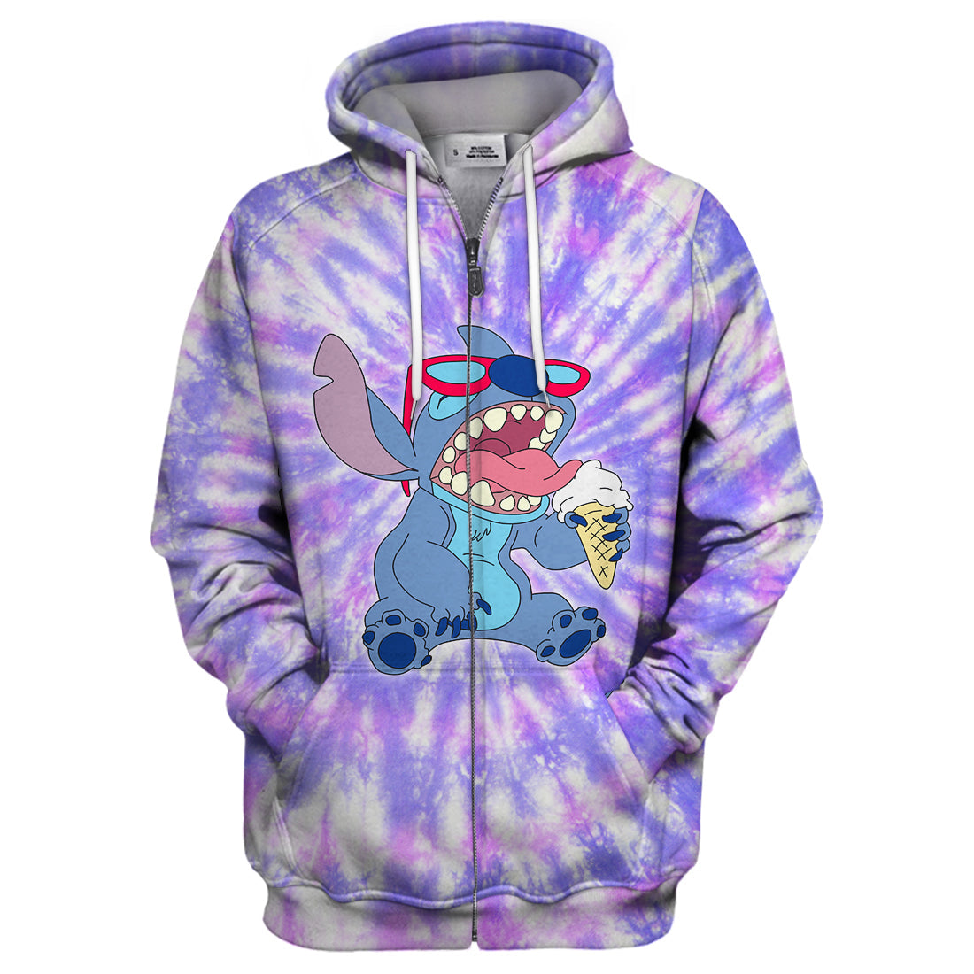 Unifinz DN Stitch T-shirt 3D Print Stitch Tie Dye T-shirt Amazing DN Stitch Hoodie Sweater Tank 2022