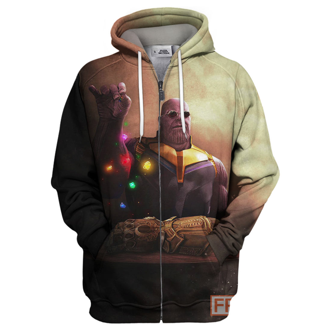 Unifinz MV Thanos Hoodie ThaBae Infinity Stones T-shirt Amazing MV Thanos Shirt Sweater Tank 2022