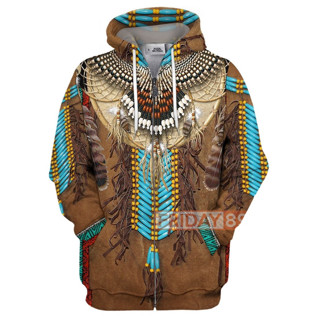Unifinz Native American Hoodie Native Fringed Motifs T-shirt Awesome Native American Shirt Sweater Tank 2026
