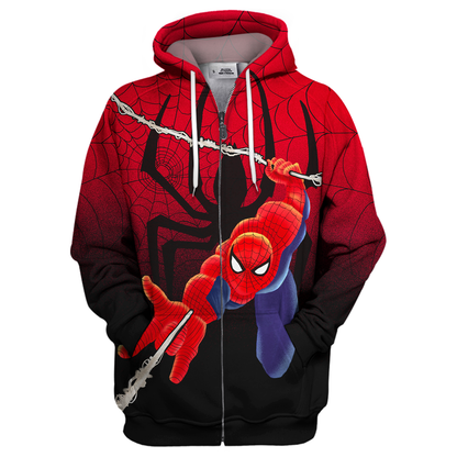 Unifinz MV Hoodie Cool Spider Man 3D Print T-shirt Amazing MV Shirt Sweater Tank 2023