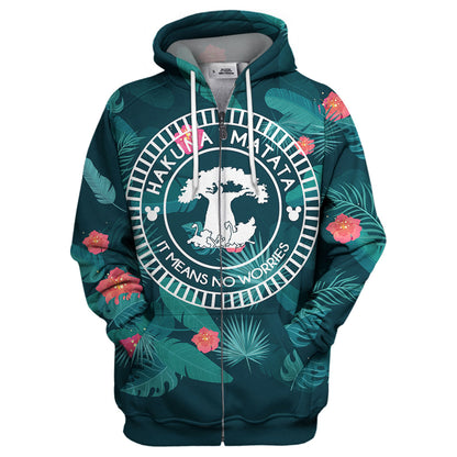 Unifinz DN T-shirt Hakuna Matata 3D Print T-shirt Amazing SW Hoodie Sweater Tank 2023