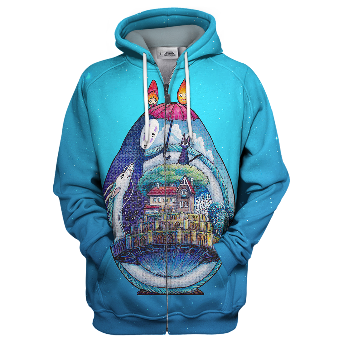 Unifinz Ghibli Hoodie Spirited Away 3D Print T-shirt Awesome Ghibli Shirt Sweater Tank 2023