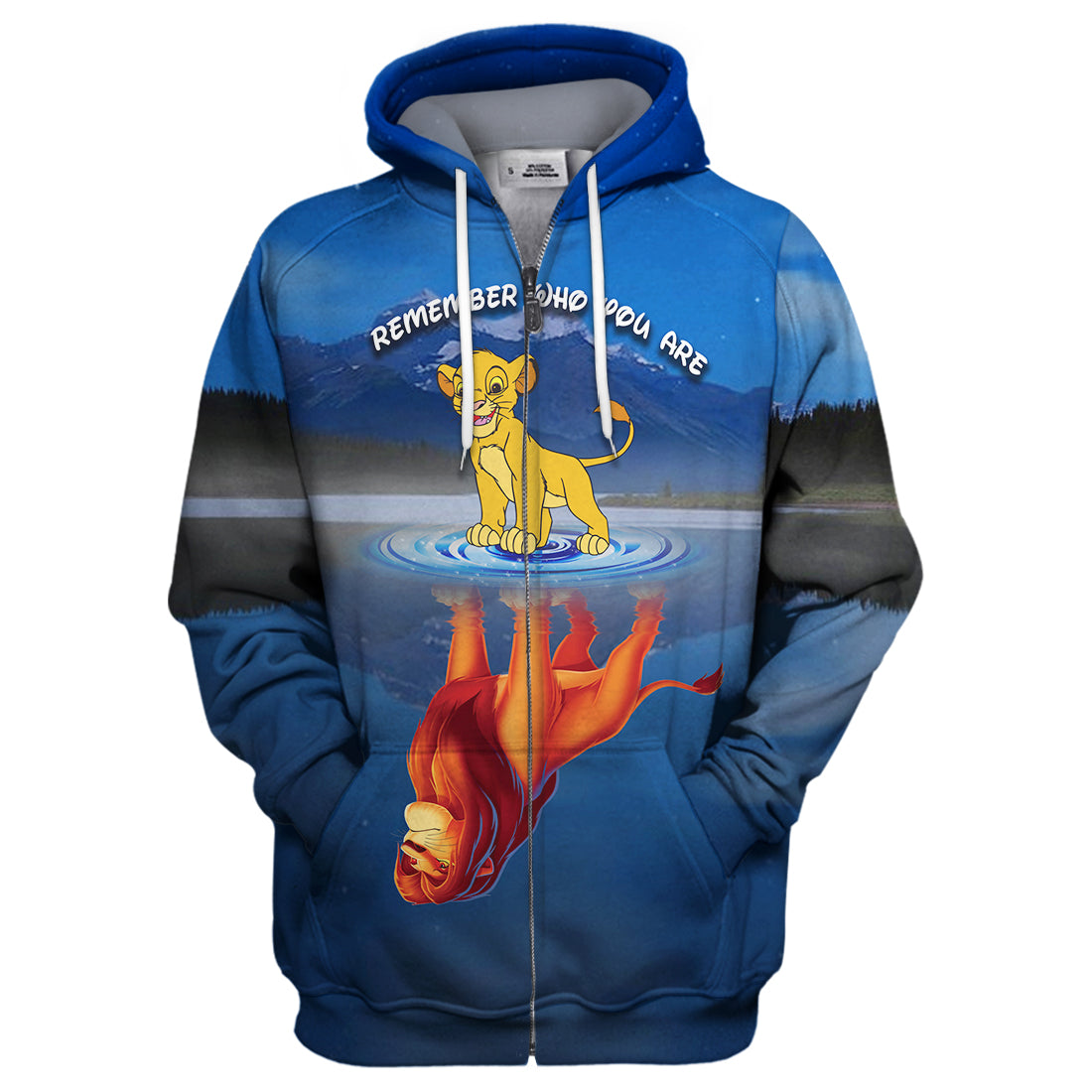 Unifinz DN LK T-shirt Remember Who You Are Simba Blue T-shirt Awesome DN LK Hoodie Sweater Tank 2026