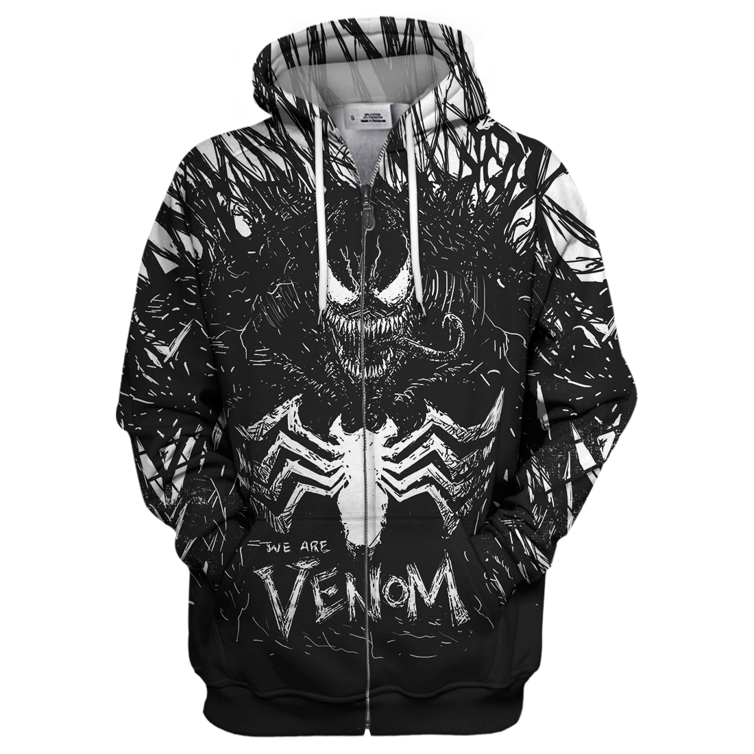 Unifinz Venom Shirt We Are Venom Carnage Black White Hoodie MV Venom Hoodie Sweater Tank 2023