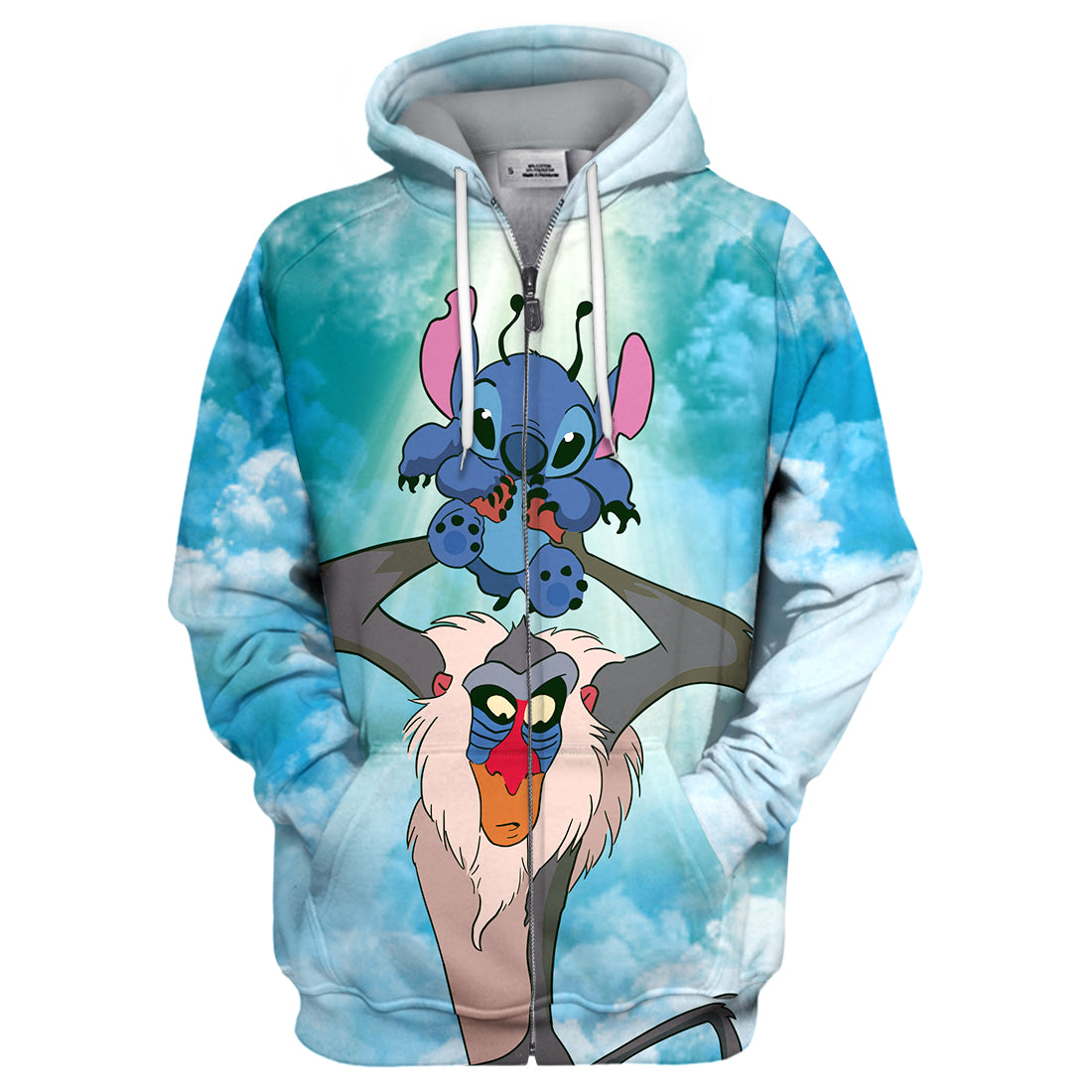 Unifinz DN LK Stitch T-shirt 3D Print Rafiki & Stitch T-shirt DN LK Stitch Hoodie Sweater Tank 2026