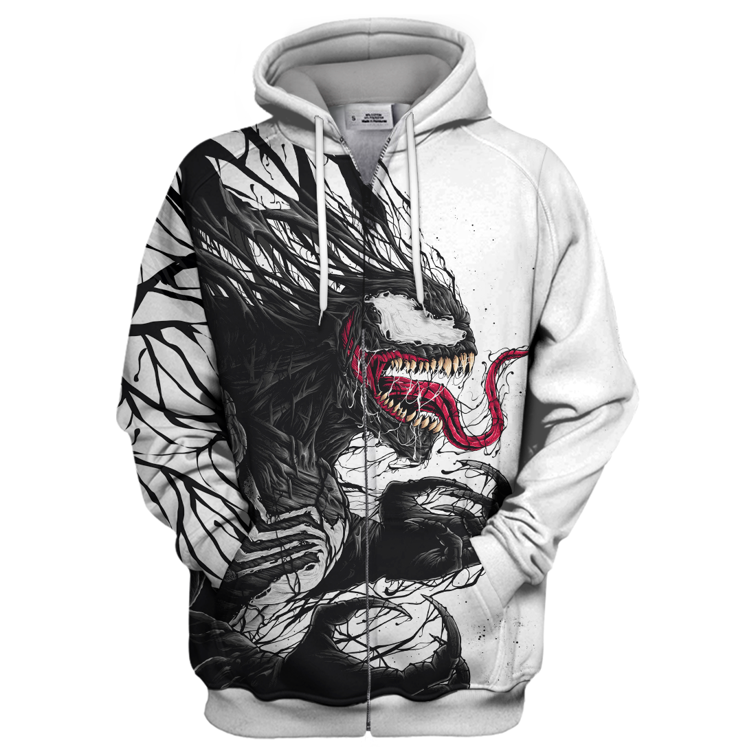 Unifinz Venom Hoodie Black & White Adult New Carnage T Shirt MV Venom Shirt Sweater Tank 2023