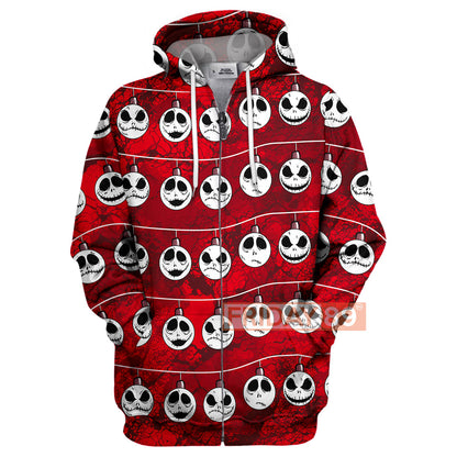 Unifinz TNBC Hoodie The Nightmare Faces - Jack Christmas T-shirt TNBC Shirt Sweater Tank 2026