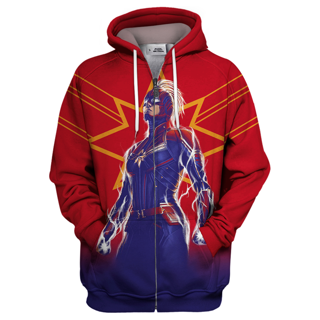 Unifinz MV T-shirt Captain Marvel 3D Print T-shirt MV Hoodie Sweater Tank 2023