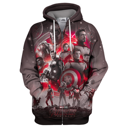 Unifinz MV T-shirt Avengers End Game Limited Edition T-shirt MV Hoodie Sweater Tank 2023