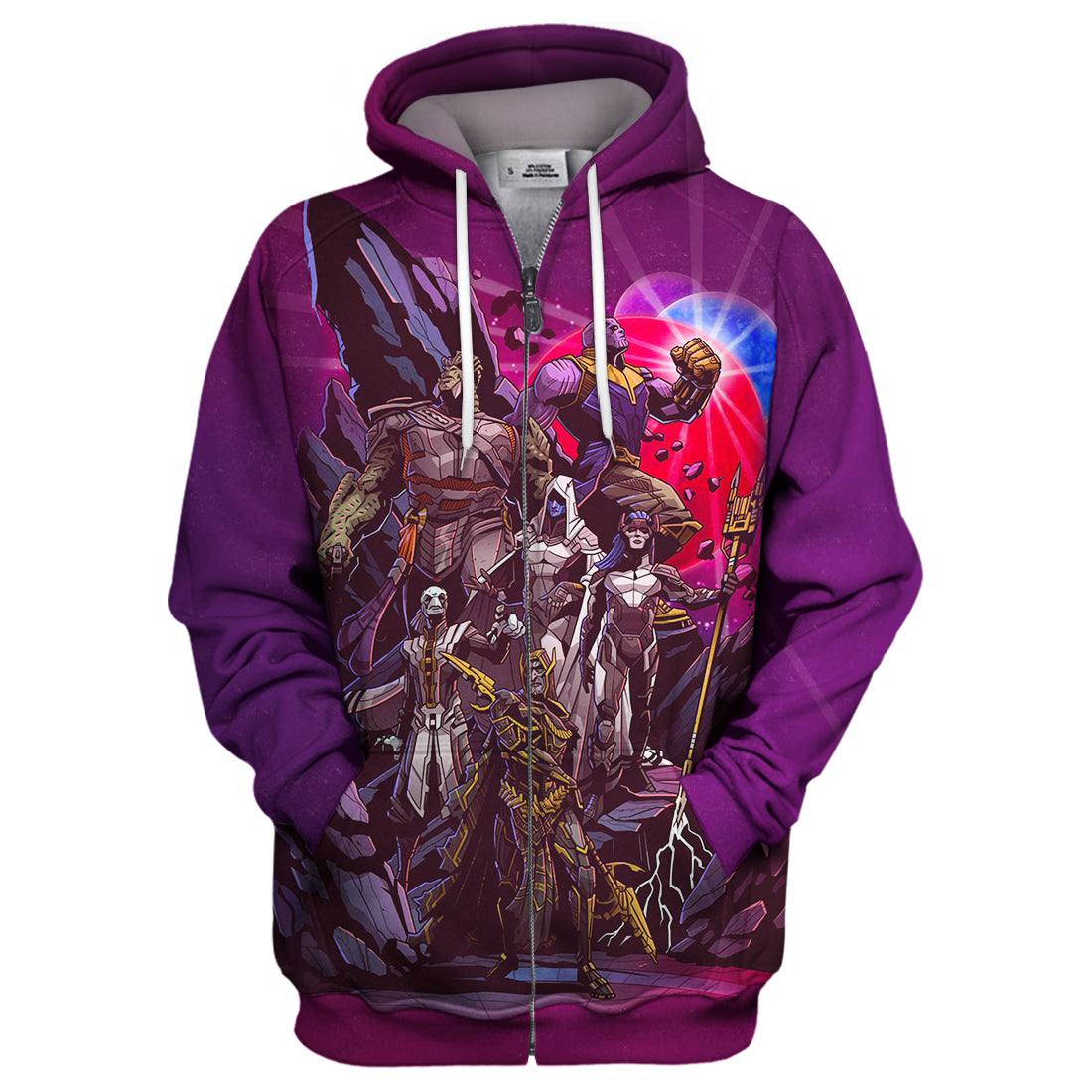 Unifinz MV Thanos Hoodie Thanos Black Order 3D Print T-shirt Amazing MV Thanos Shirt Sweater Tank 2023