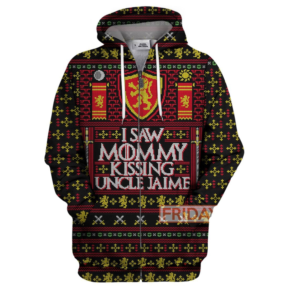 Unifinz GOT Hoodie I Saw Mommy Kissing Uncle Jaime Funny Christmas T-shirt GOT Shirt Sweater Tank 2026