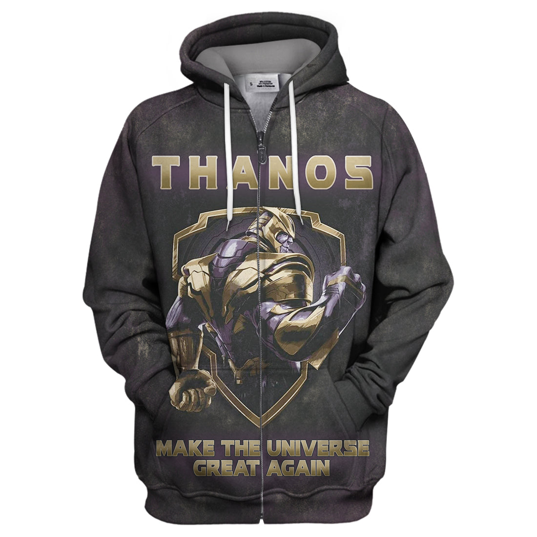 Unifinz MV Thanos Hoodie Thanos Election 3D Print T-shirt Awesome MV Thanos Shirt Sweater Tank 2023
