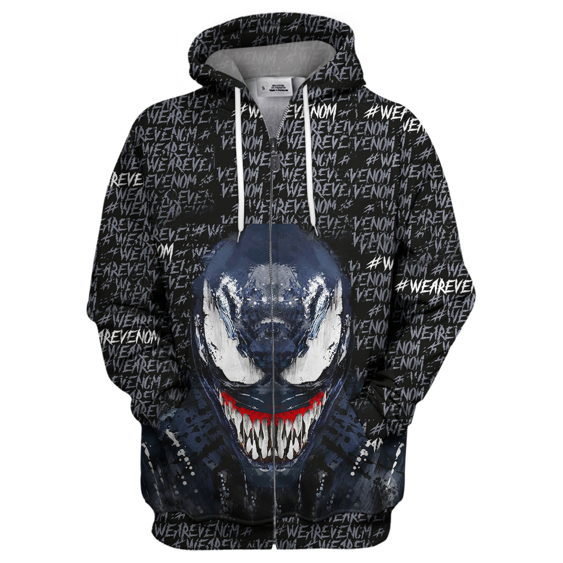 Unifinz MV Venom T-shirt We Are Venom Black & Blue 3D Print T-shirt MV Venom Hoodie Sweater Tank 2023