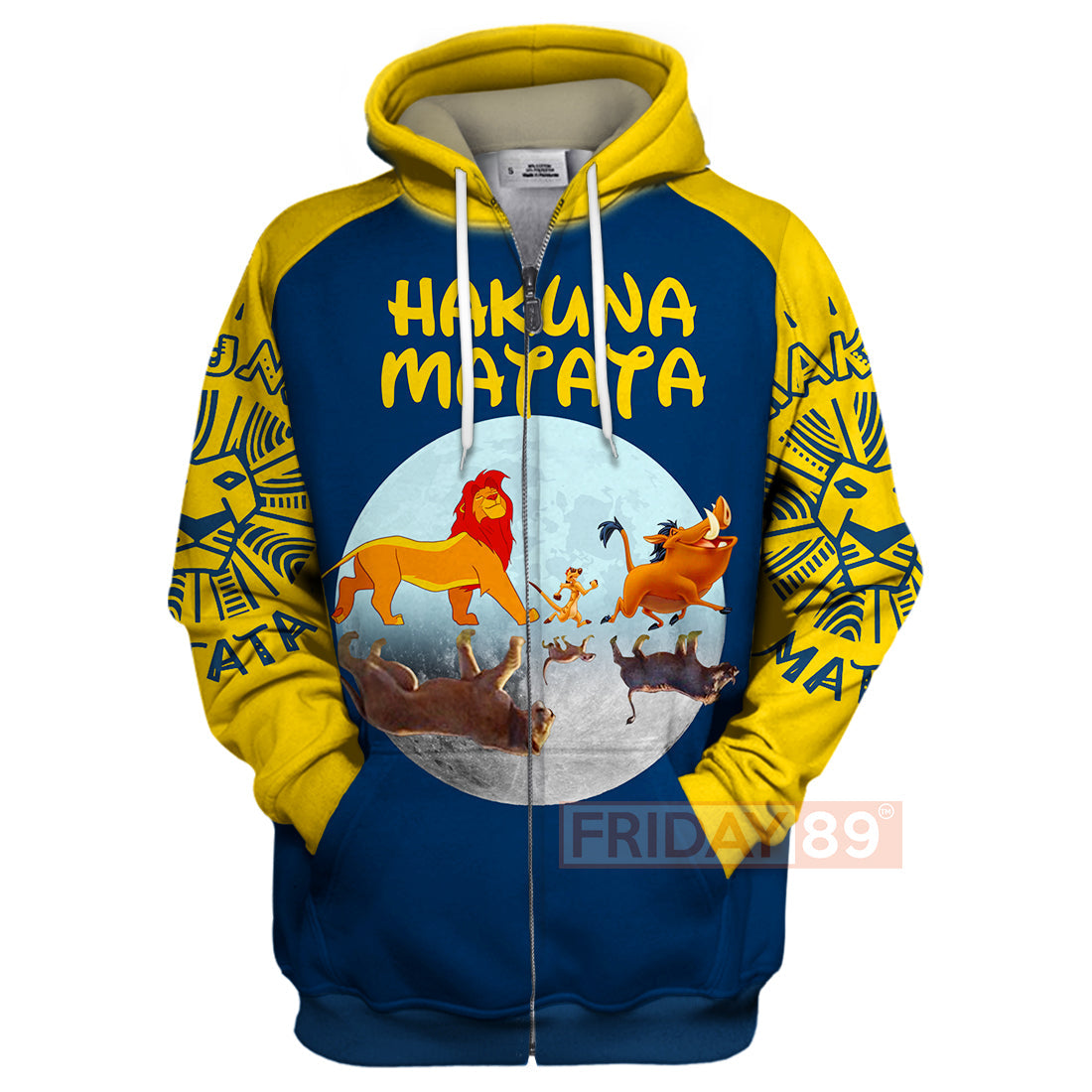 Unifinz LK T-shirt In The Moon - Hakuna Matata T-shirt Awesome DN LK Hoodie Sweater Tank 026
