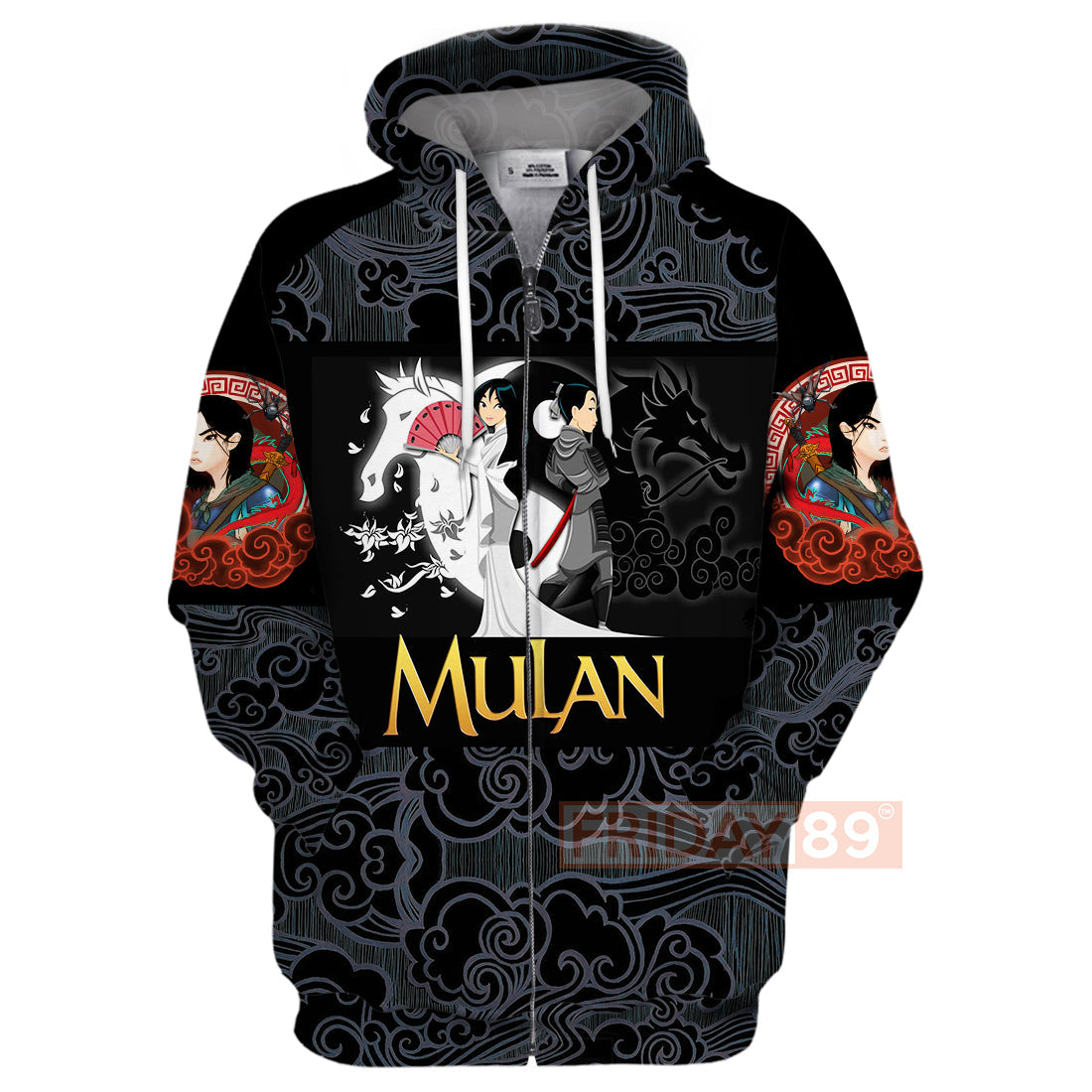 Unifinz Mulan DN T-shirt Princess Mulan Beauty Art Motif Pattern 3D T-shirt Amazing DN Mulan Hoodie Sweater Tank 2026