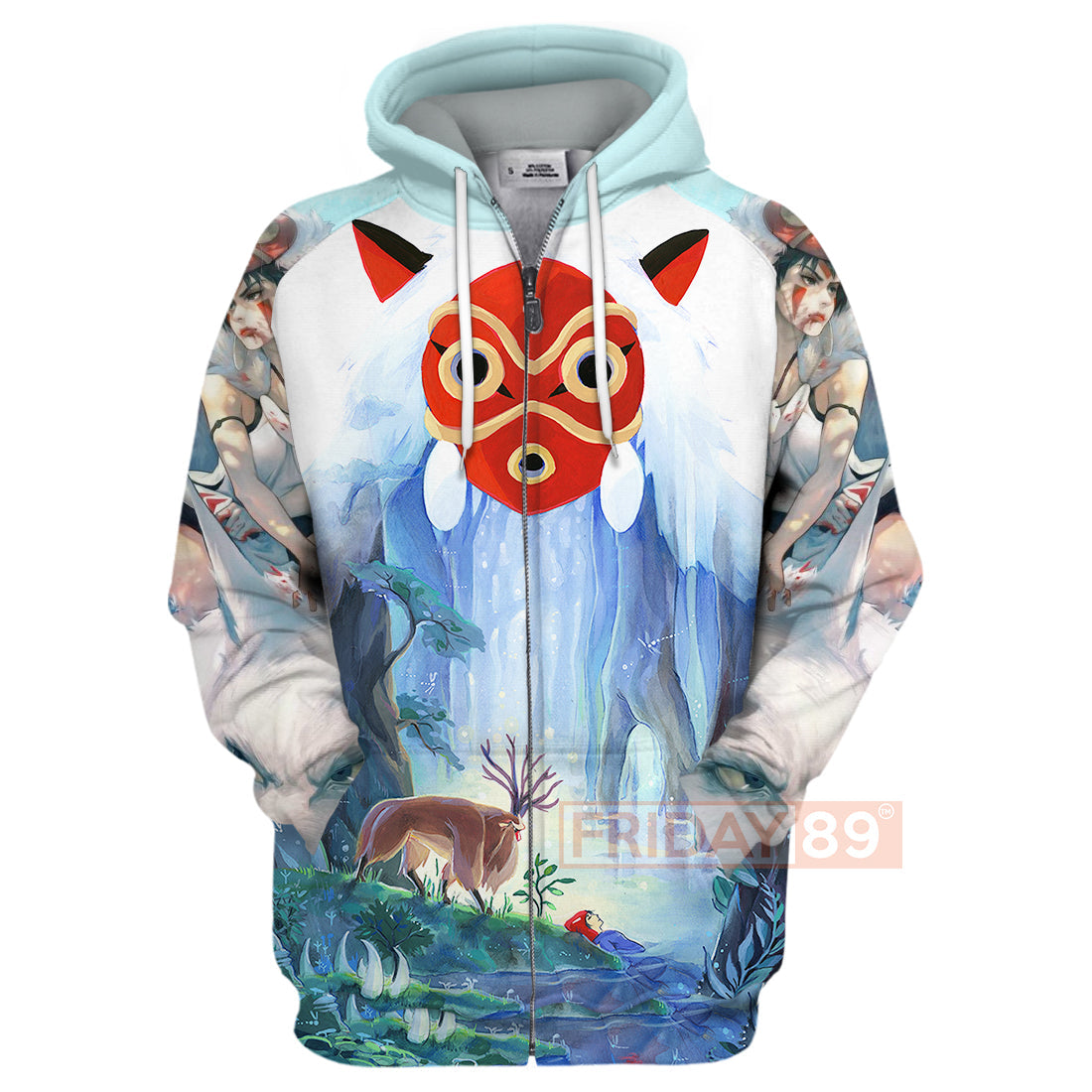 Unifinz GB Mononoke Hoodie GB Princess Mononoke Forest Spirit 3D T-shirt Awesome GB Shirt Sweater Tank 2026