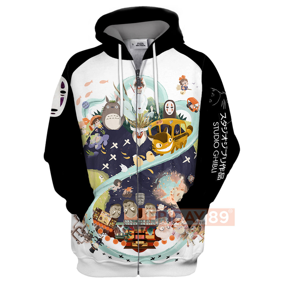 Unifinz GB Hoodie GB All Character Adorable Chibi Art Totoro Spirited Away 3D T-shirt Amazing High Quality GB Shirt Sweater Tank 2026