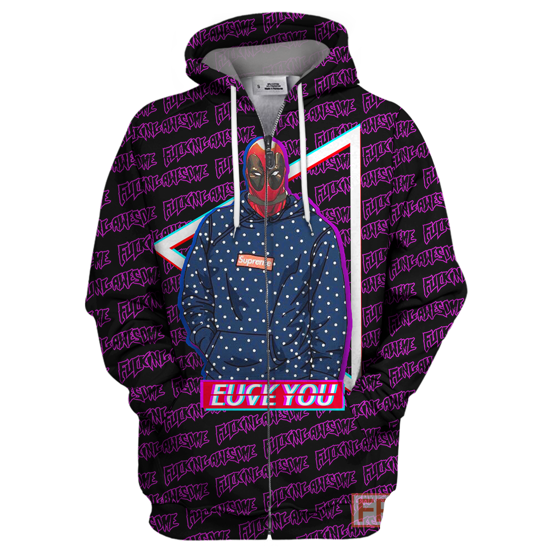 Unifinz MV T-shirt Deadpool HypeBeast 3D Print T-shirt MV Deadpool Hoodie Sweater Tank 2023