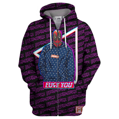 Unifinz MV T-shirt Deadpool HypeBeast 3D Print T-shirt MV Deadpool Hoodie Sweater Tank 2023