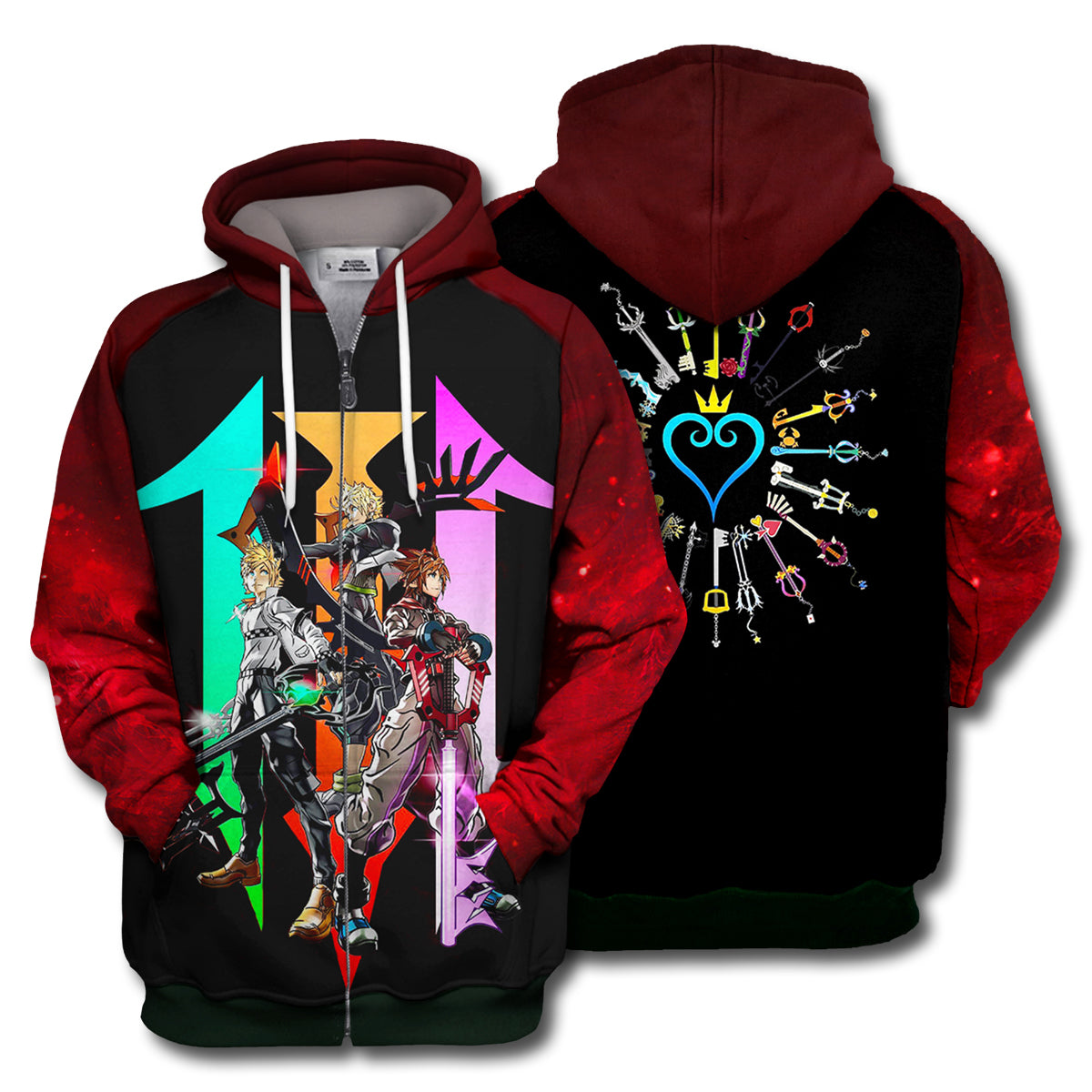 Unifinz Kingdom Hearts T-shirt 3D Print Kingdom Hearts T-shirt Kingdom Hearts Hoodie Sweater Tank 2025