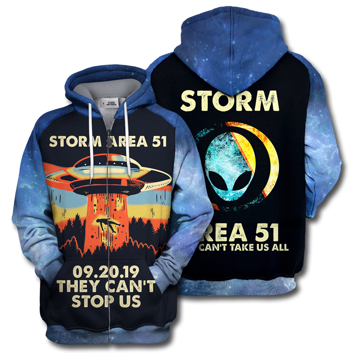 Unifinz Alien Hoodie Storm Area 51 T-shirt Amazing High Quality Alien Shirt Sweater Tank 2026
