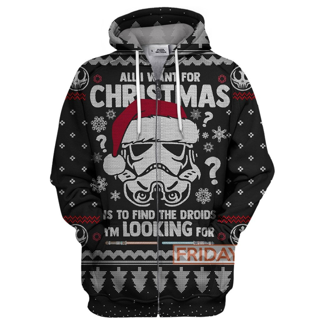 Unifinz SW Storm Trooper Droid T shirt Find The Droids I'm Looking SW Christmas Hoodie SW Hoodie Sweater Tank 2026