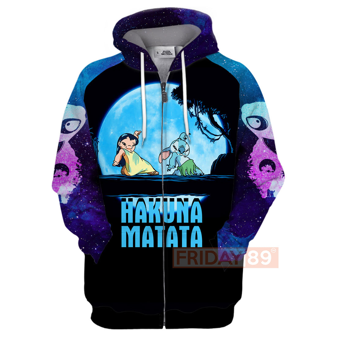 Unifinz Stitch & Lilo T-shirt Walking In The Moon Hakuna Matata 3D Print T-shirt Cute High Quality DN Stitch Hoodie Sweater Tank 2026