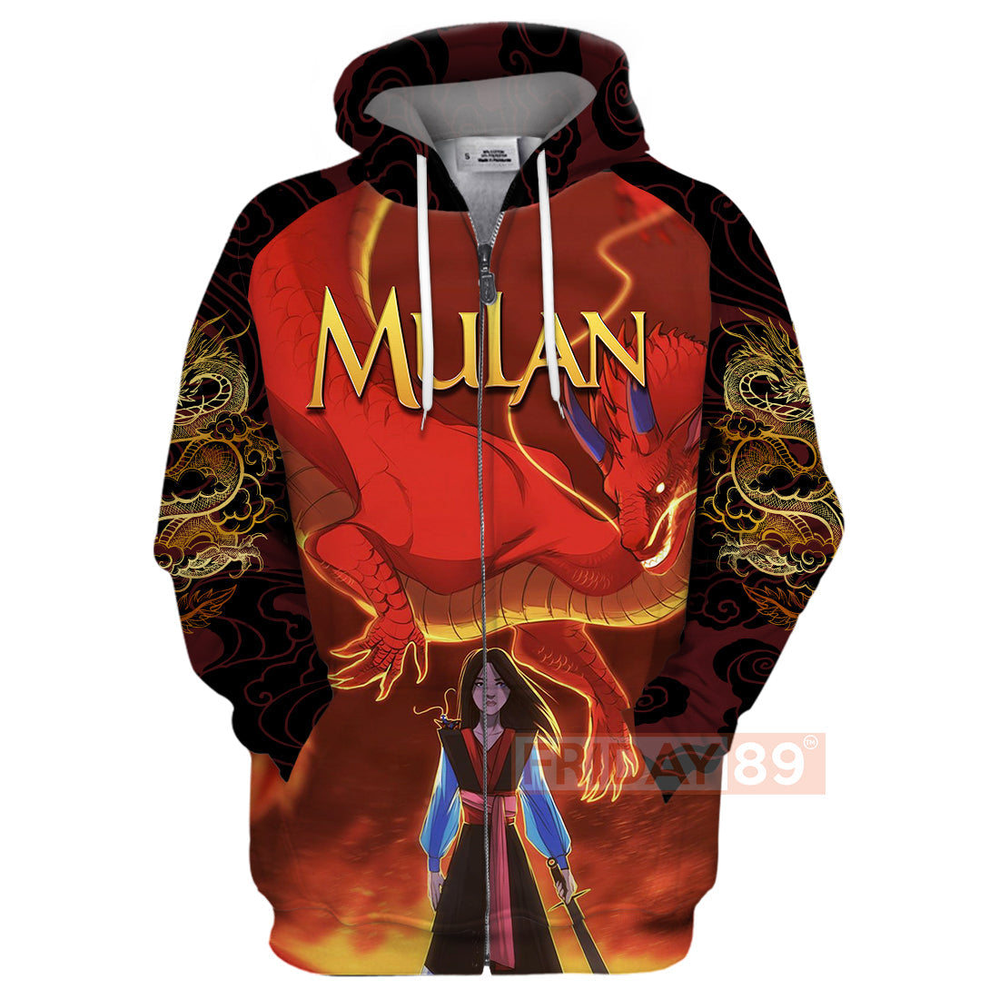 Unifinz DN T-shirt Princess Mulan Dragon Cartoon 3D T-shirt Amazing DN Mulan Hoodie Sweater Tank 2026