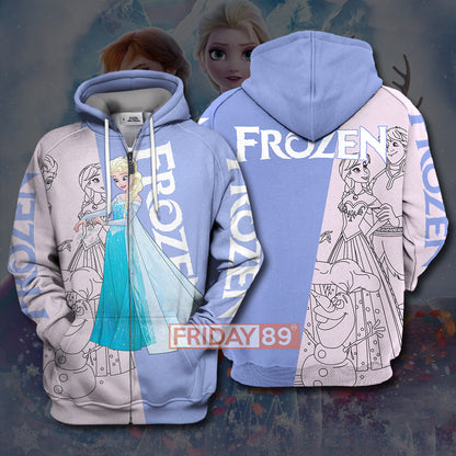 Unifinz DN T-shirt Princess Elsa and Anna Frozen T-shirt Awesome DN Frozen Hoodie Sweater Tank Elsa Hoodie Shirt 2026