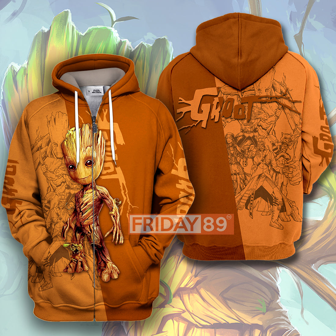 Unifinz MV Hoodie GR Adorable Baby Guardians T-shirt Amazing High Quality MV Groot Shirt Sweater Tank 2026