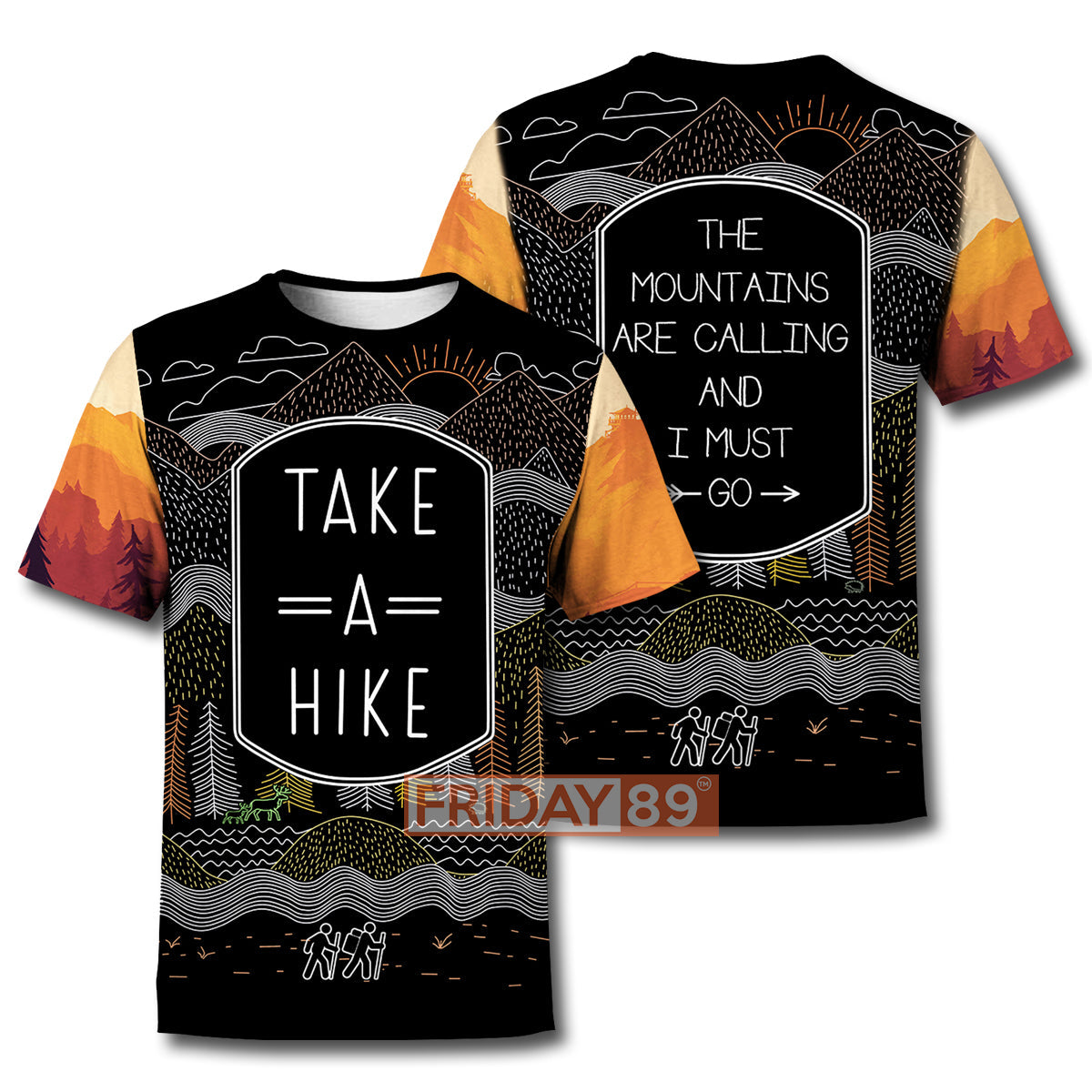 Unifinz Camping Hiking Hoodie The Mountains Are Calling I Must Go T-shirt Camping Hiking  Shirt Sweater Tank 2024