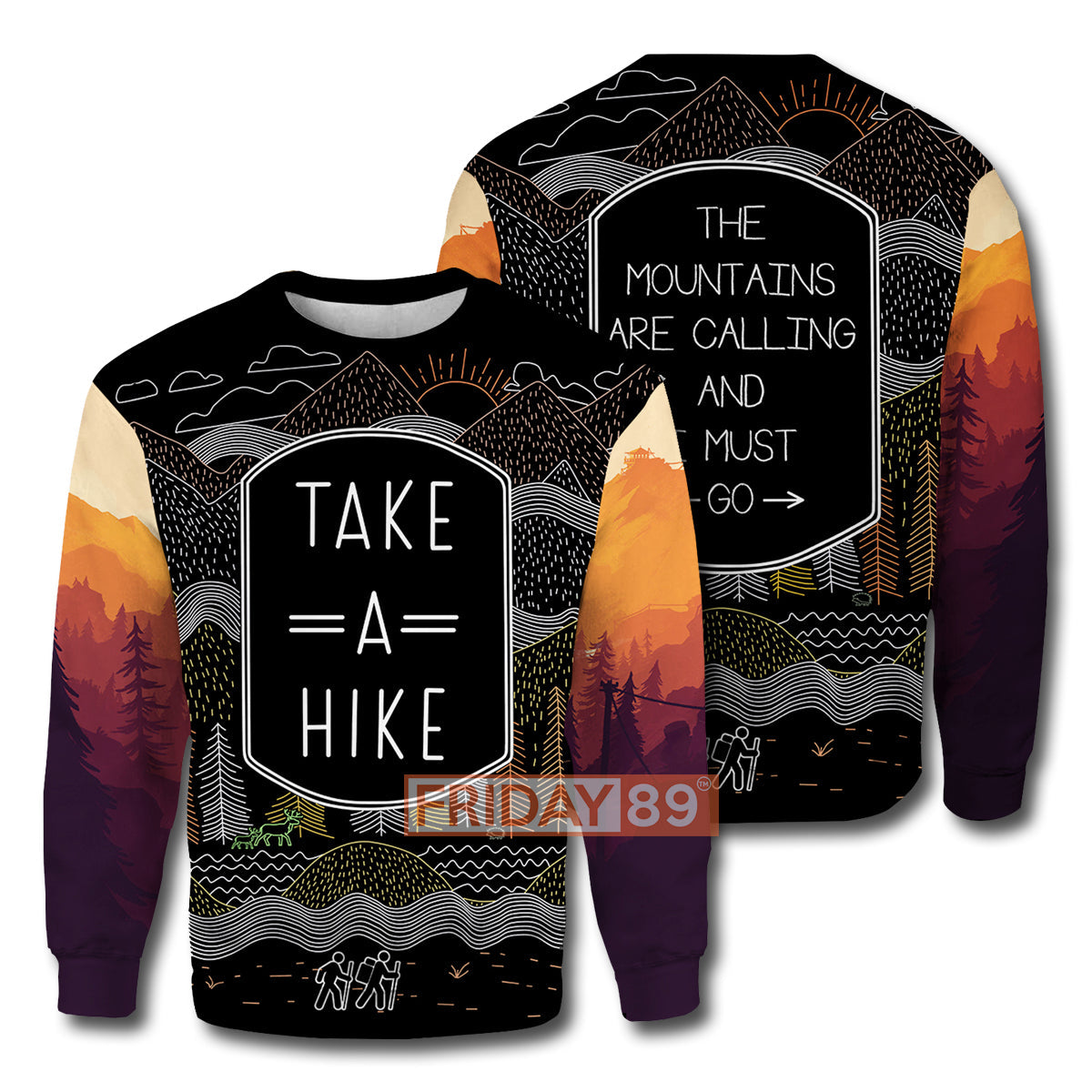 Unifinz Camping Hiking Hoodie The Mountains Are Calling I Must Go T-shirt Camping Hiking  Shirt Sweater Tank 2023