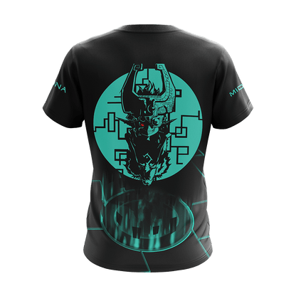 The Legend Of Zelda Hoodie Princess Midna Graphic T-shirt Black Green Unisex