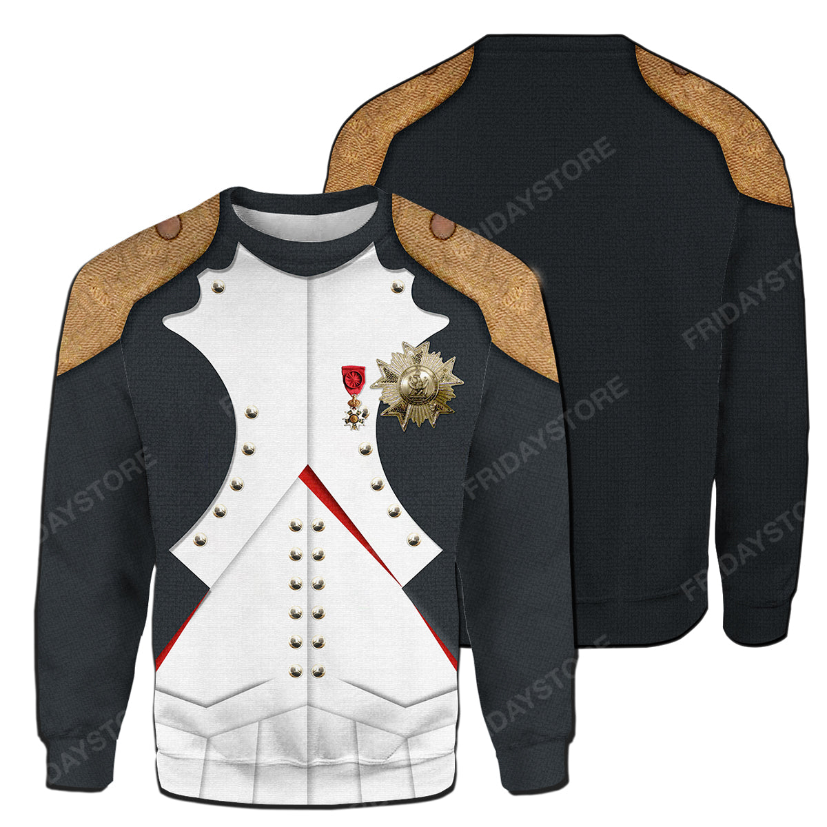 Unifinz Men's Historical Hoodie Custom Napoleon Bonaparte T-shirt Cool Historical Costume Historical Shirt Sweater Apparel 2023