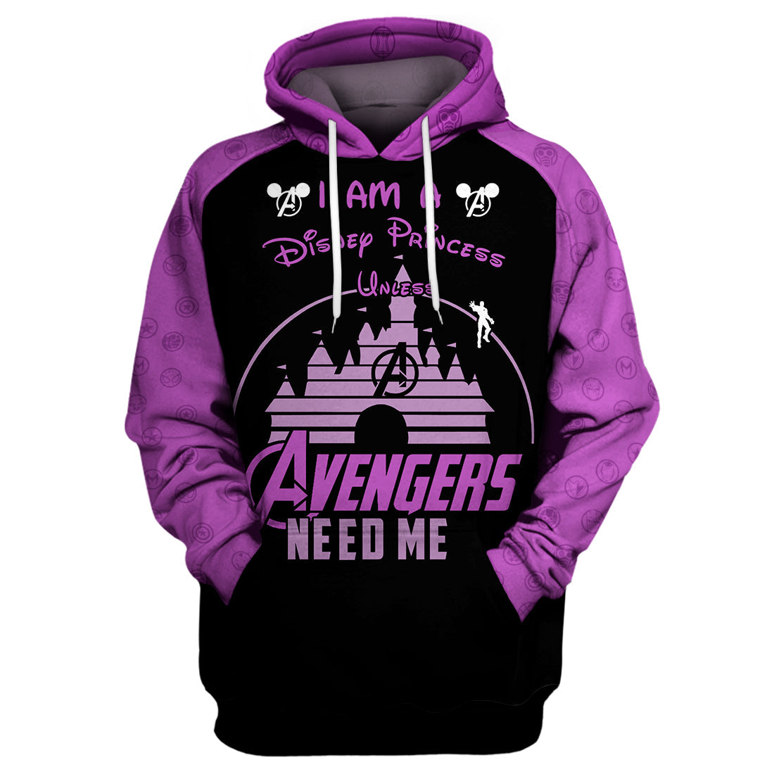 Unifinz DN MV Hoodie I Am A DN Princess Unless Avengers Need Me T-shirt DN MV Shirt Sweater Tank 2022