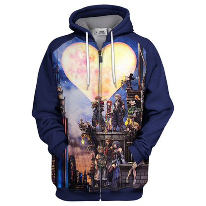 Unifinz Kingdom Hearts Hoodie Kingdom Hearts T-shirt Amazing Kingdom Hearts Shirt Sweater Tank 2026