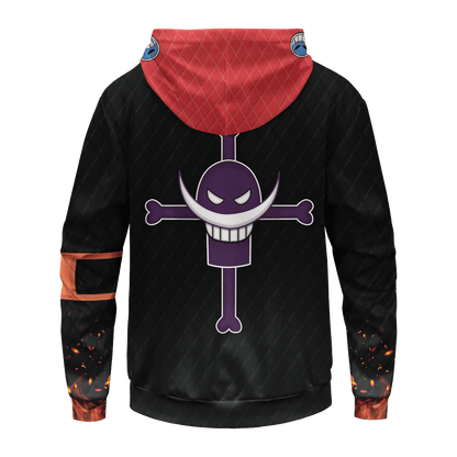  One Piece Hoodie Portgas D. Ace Costume Black Hoodie Anime Clothing Adult Full Print