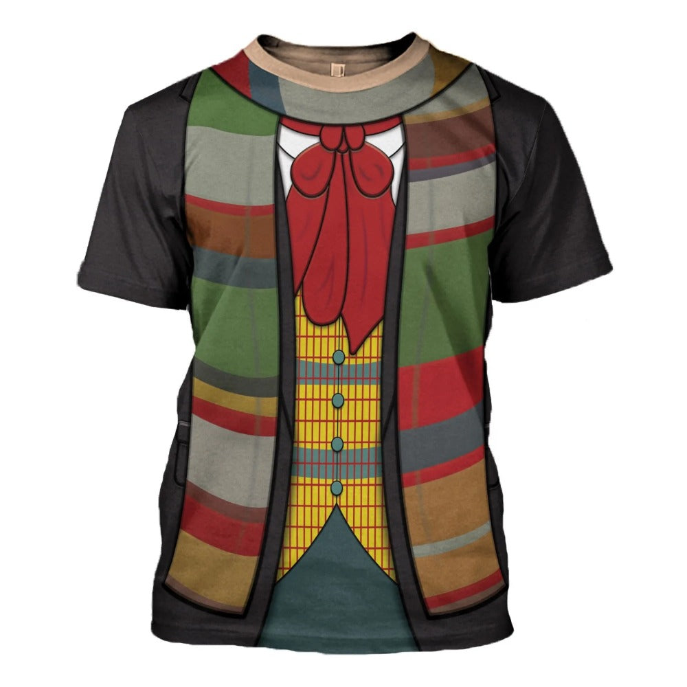 Doctor Who Hoodie Doctor Who 4th Suit Costume T-shirt Colorful Unisex