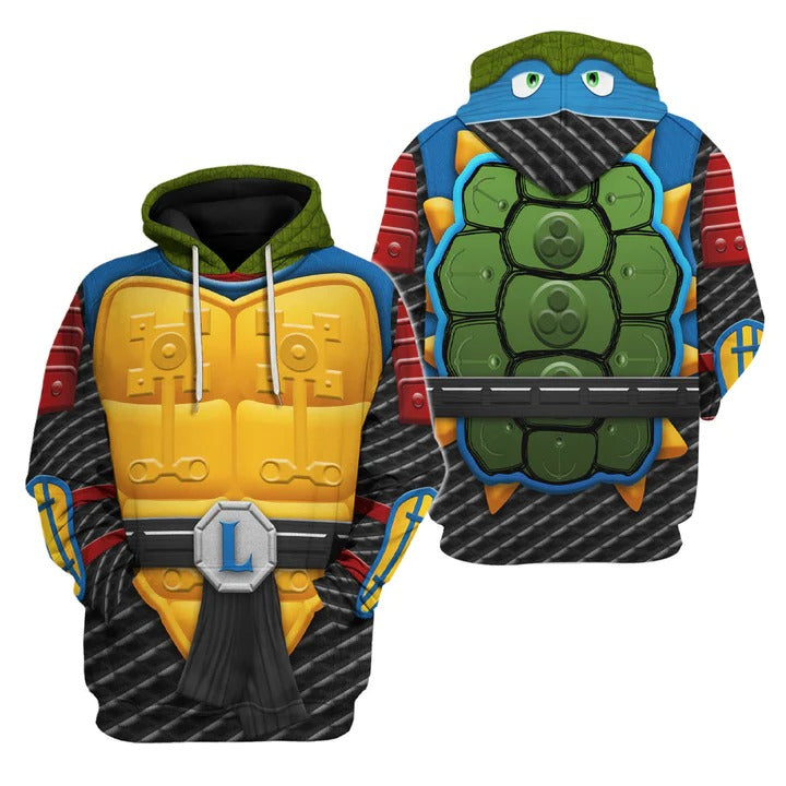 TMNT Hoodie Sewer Samurai Leonardo Costume T-shirt Colorful Unisex