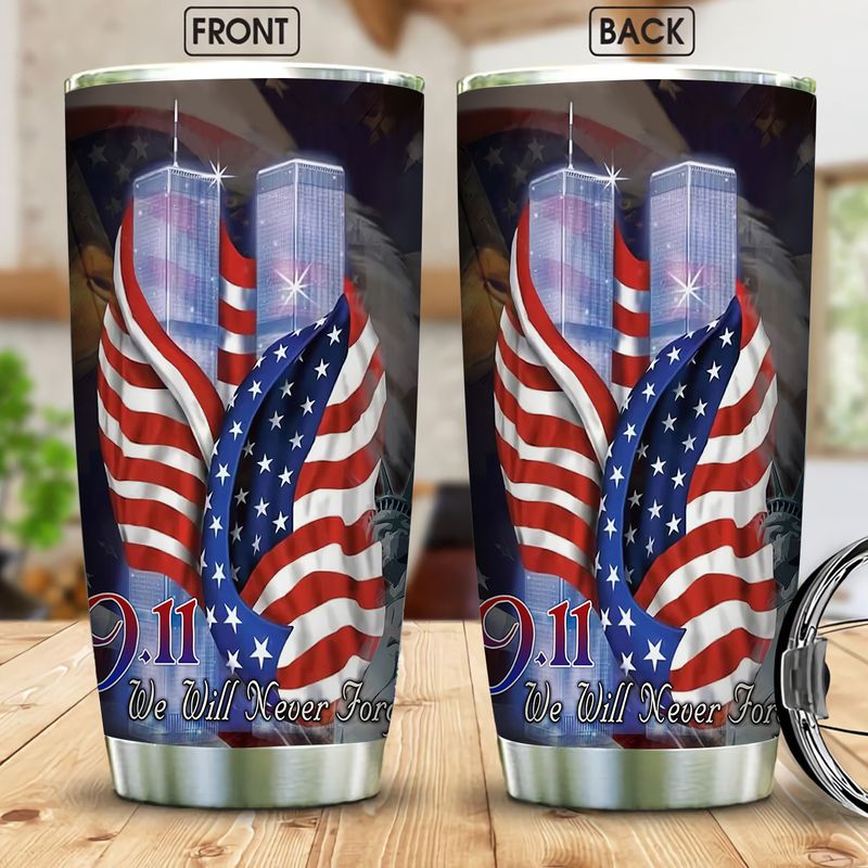 Unifinz Patriot Day Tumbler September 11th We Will Never Forget Tumblers 20 Oz Patriot Day Tumbler Cup 2023