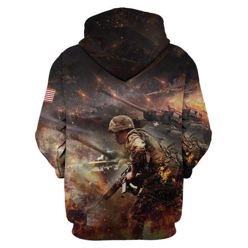 Unifinz Veteran Hoodie Military Shirts Soldier US Army Tank 3D Hoodie Veteran Apparel Military Hoodie Apparel 2023