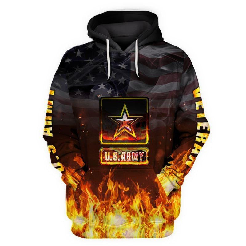 Unifinz Veteran Shirt Fire US Army Unisex Full Size Adult Colorful Hoodie High Quality US Army Hoodie Veteran Military Apparel 2022