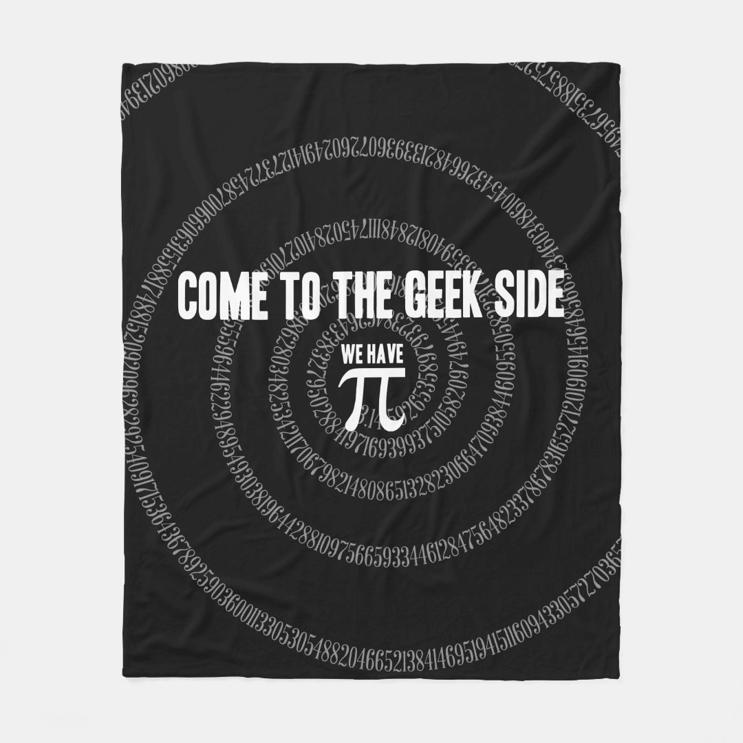 Pi Blanket Come To The Geek Side We Have Pi Blanket Black